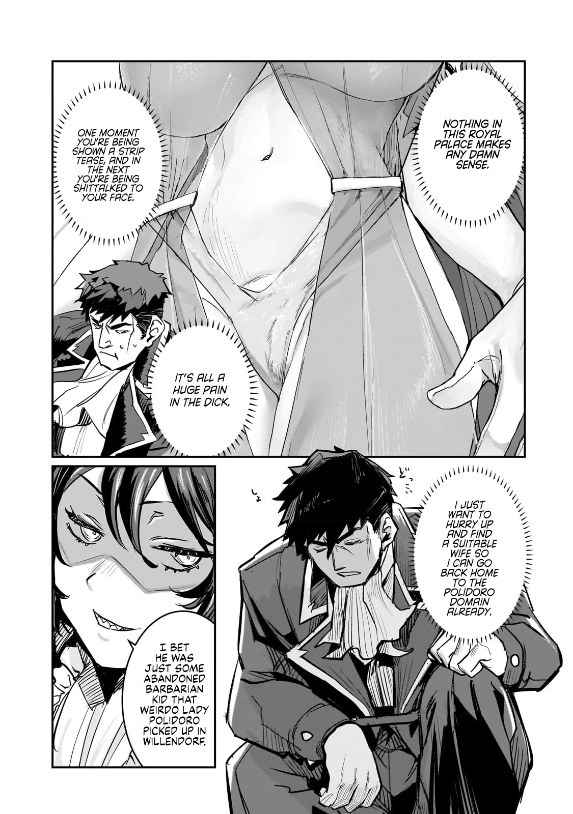 Virgin Knight who is the Frontier Lord in the Gender Switched World chapter 2 page 3