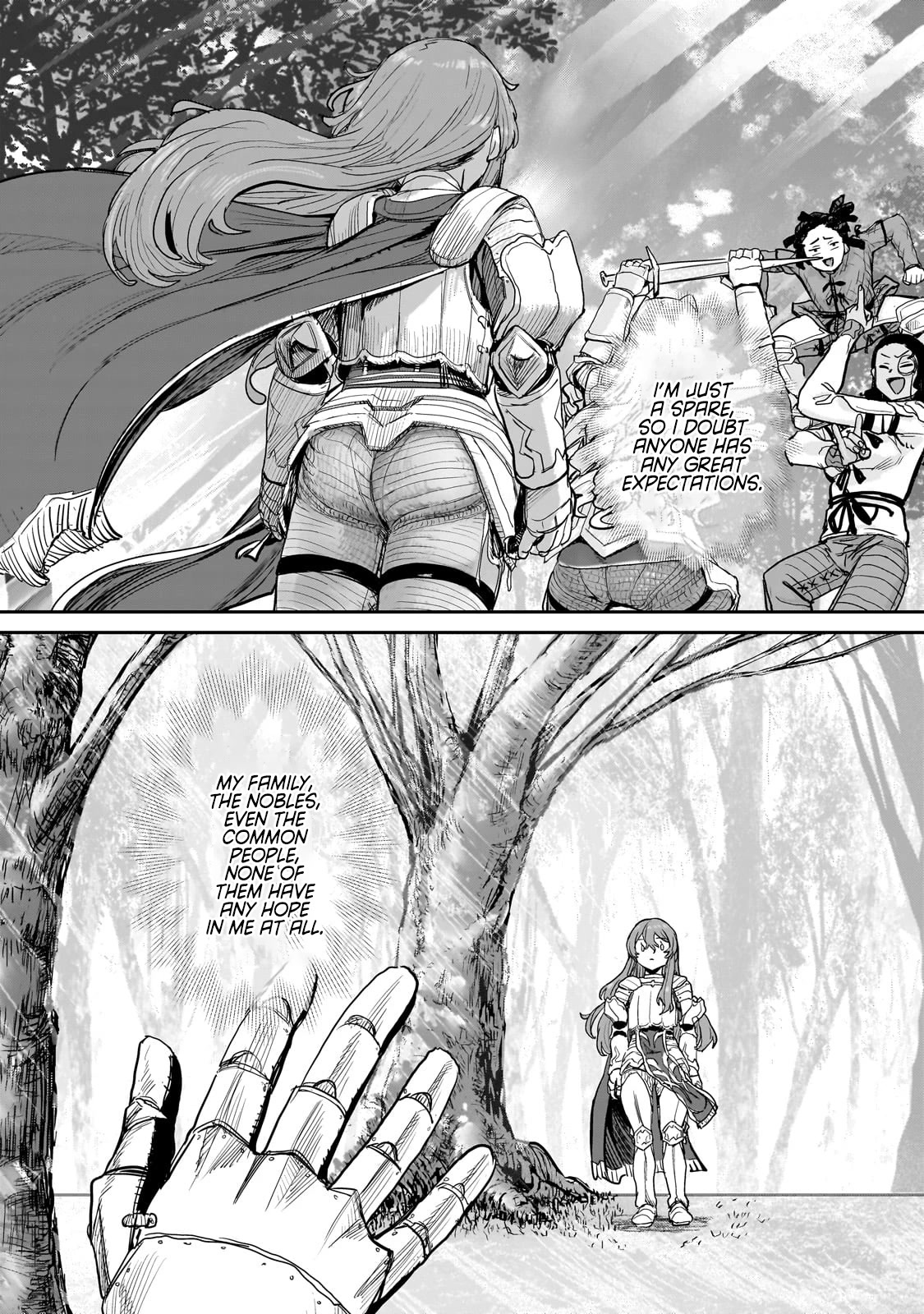 Virgin Knight who is the Frontier Lord in the Gender Switched World chapter 4 page 24
