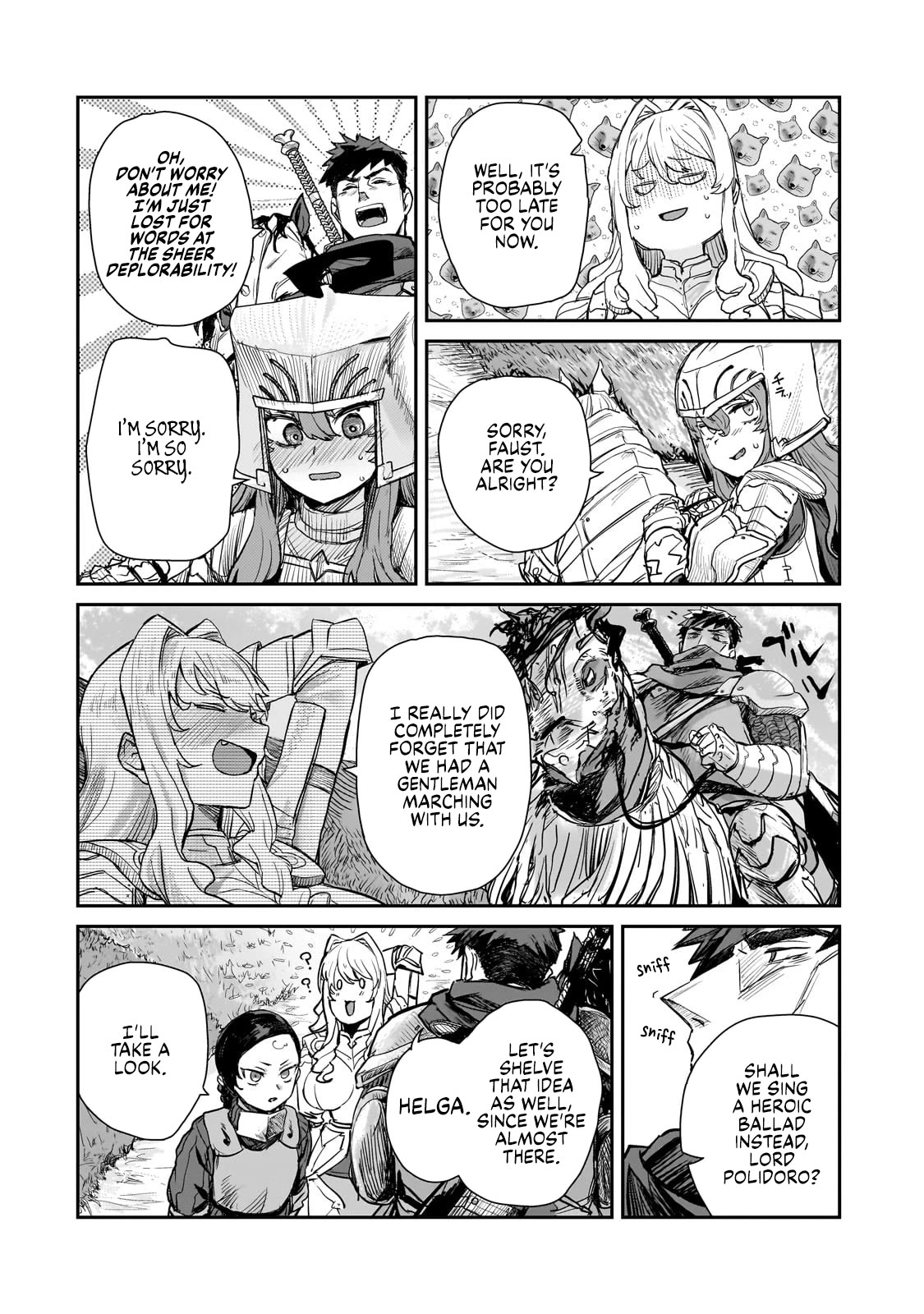 Virgin Knight who is the Frontier Lord in the Gender Switched World chapter 5 page 4