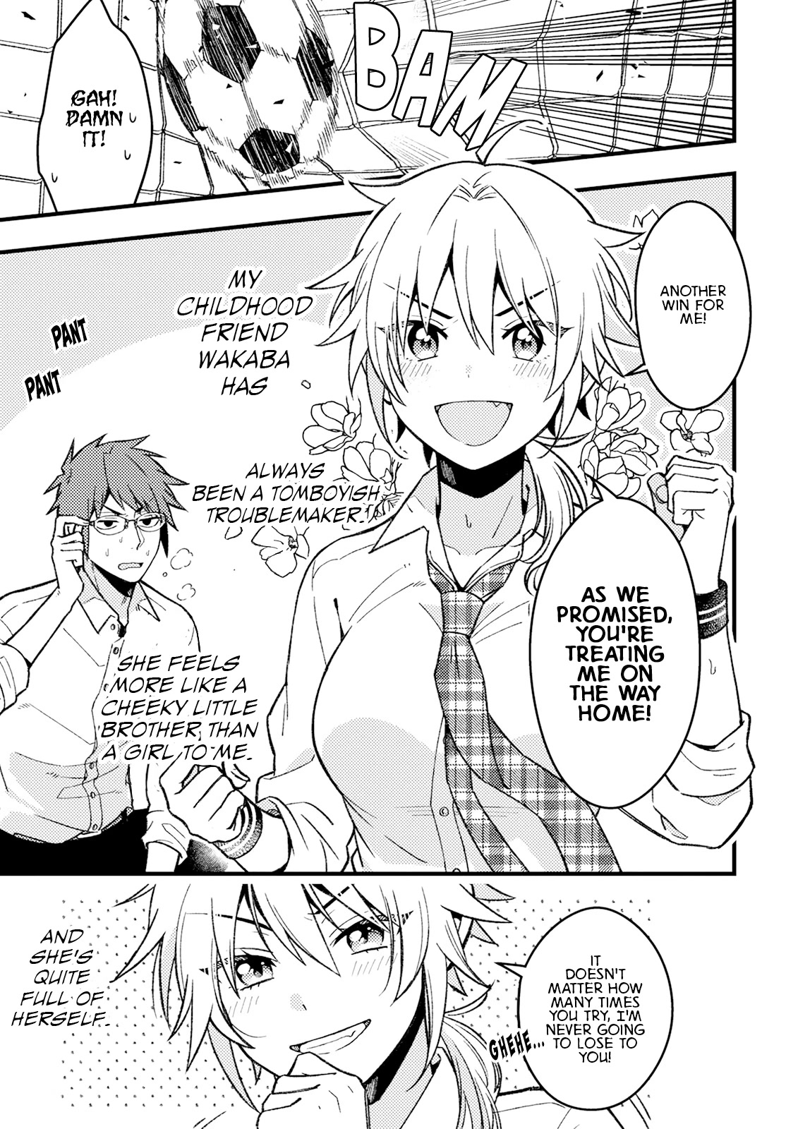 Wakaba-chan Wants to Make It Clear chapter 1 page 4