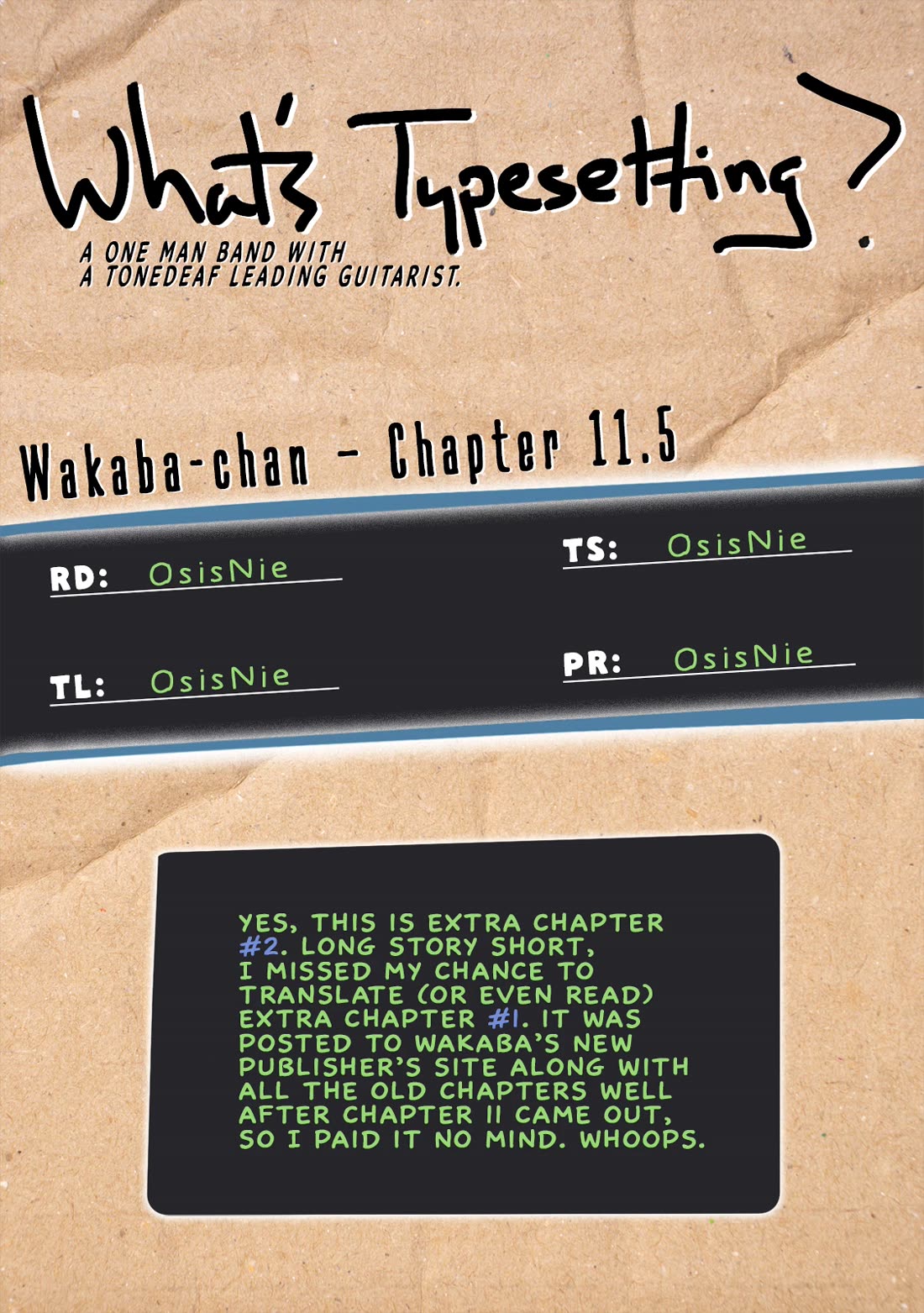 Wakaba-chan Wants to Make It Clear chapter 11.5 page 5