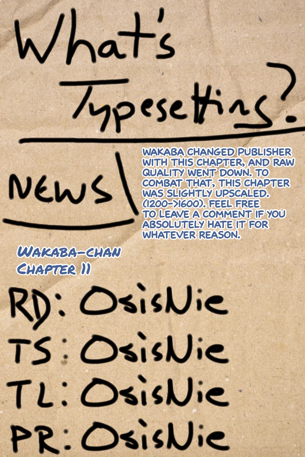 Wakaba-chan Wants to Make It Clear chapter 11 page 11