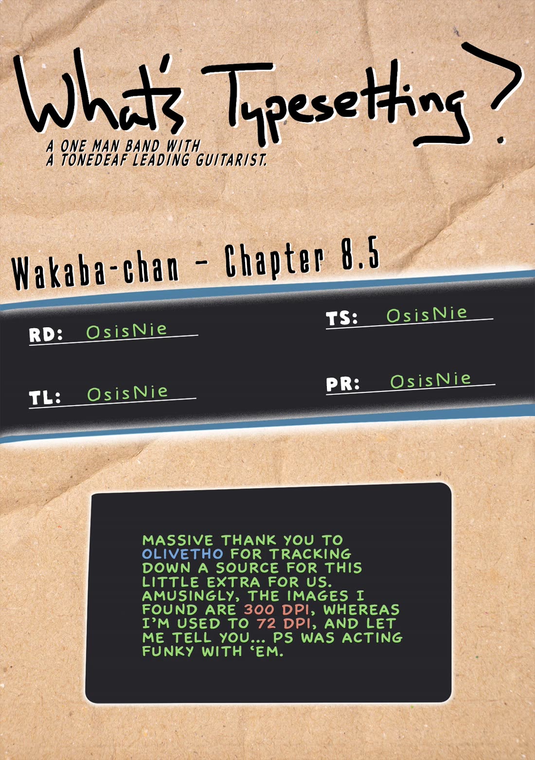 Wakaba-chan Wants to Make It Clear chapter 8.5 page 5