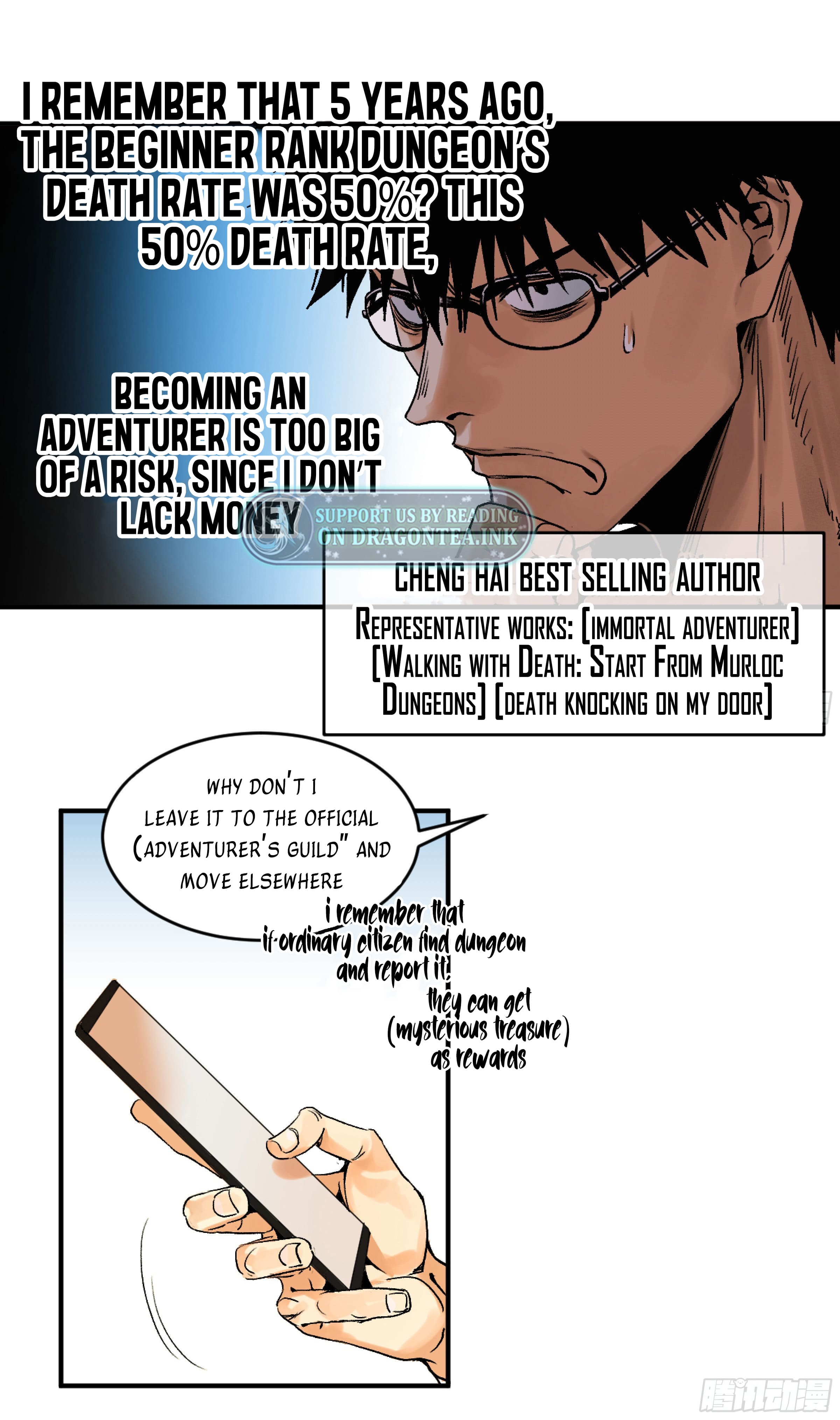 Walking with Death: Start From Murloc Dungeons chapter 1 page 8