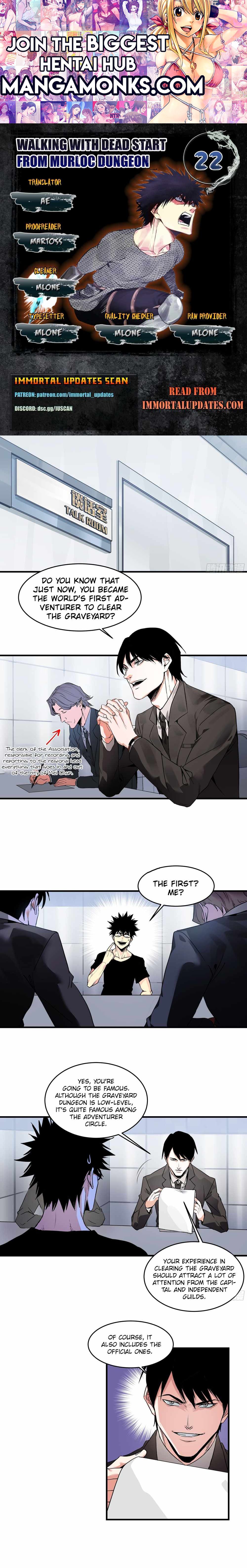 Walking with Death: Start From Murloc Dungeons chapter 22 page 1