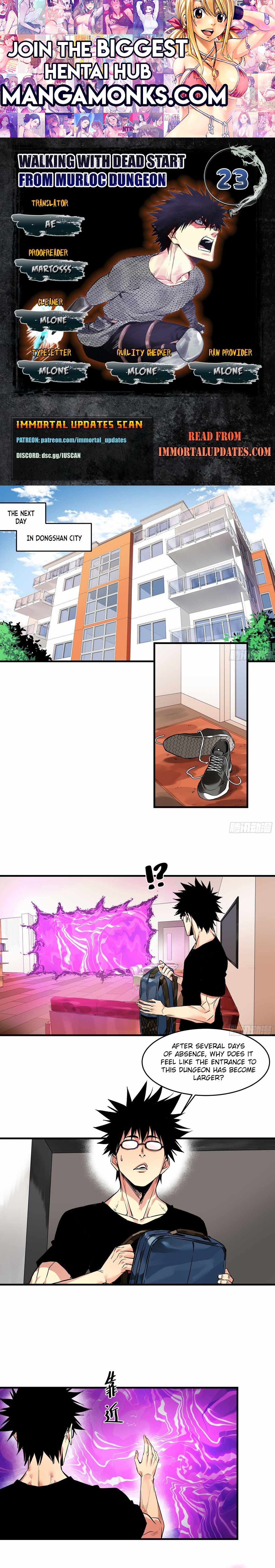 Walking with Death: Start From Murloc Dungeons chapter 23 page 1