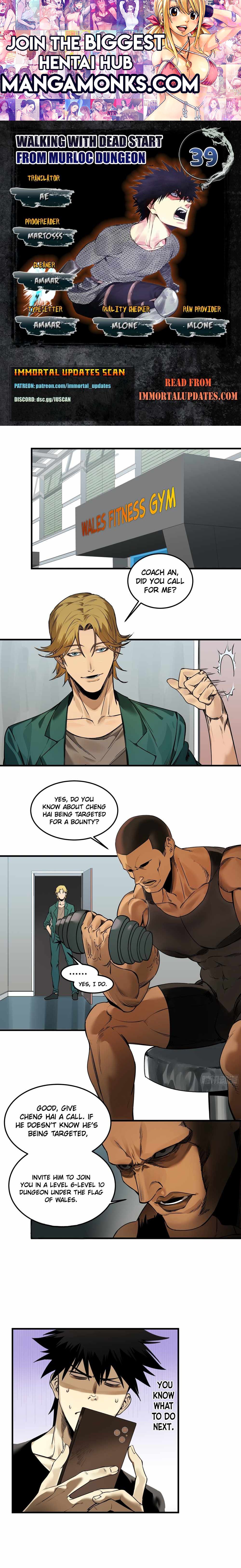 Walking with Death: Start From Murloc Dungeons chapter 39 page 1