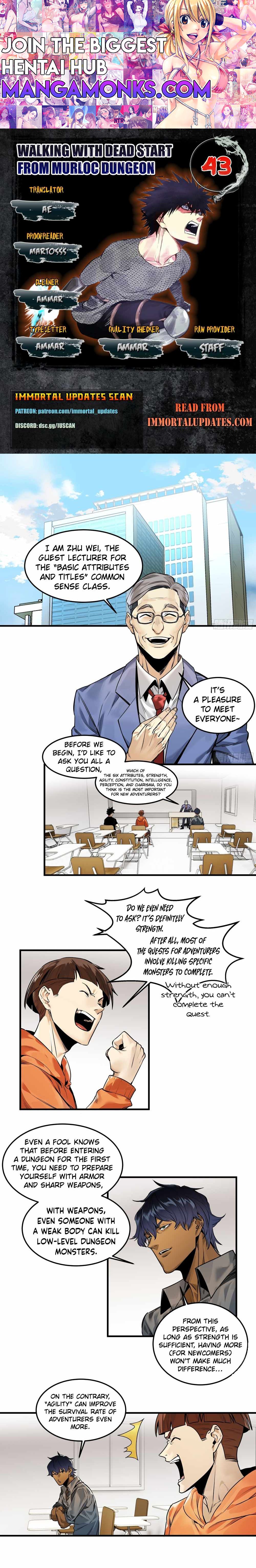 Walking with Death: Start From Murloc Dungeons chapter 43 page 1