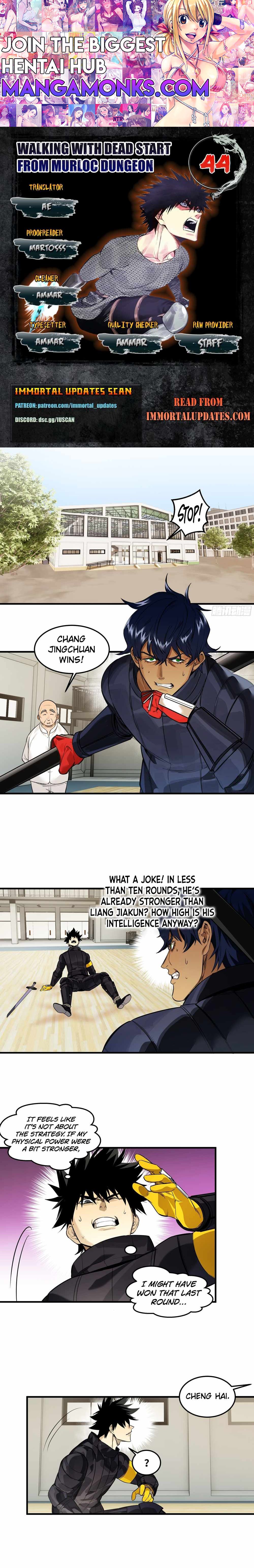 Walking with Death: Start From Murloc Dungeons chapter 44 page 1