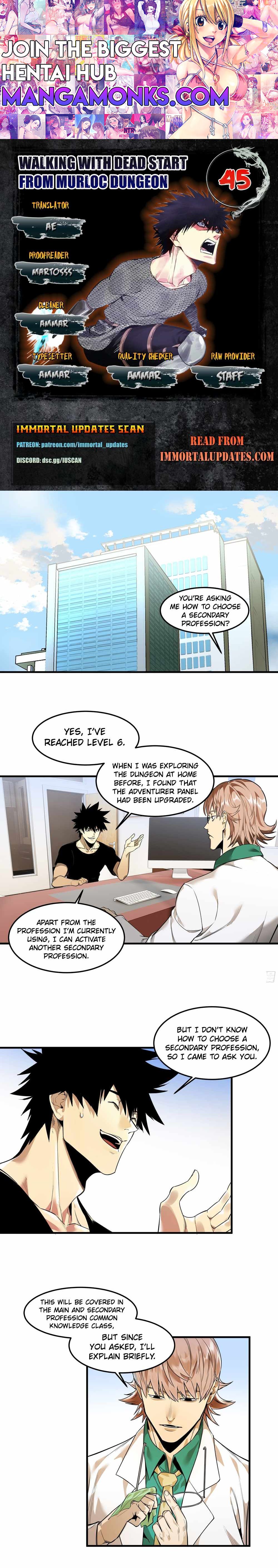 Walking with Death: Start From Murloc Dungeons chapter 45 page 1