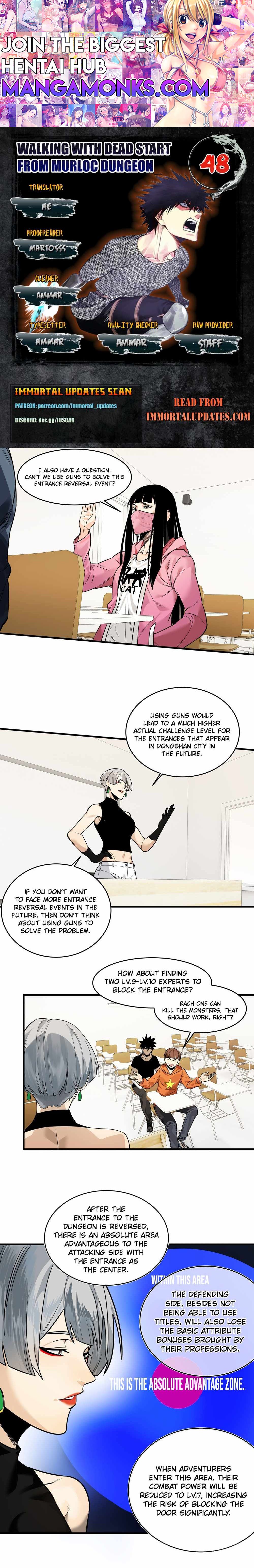 Walking with Death: Start From Murloc Dungeons chapter 48 page 1