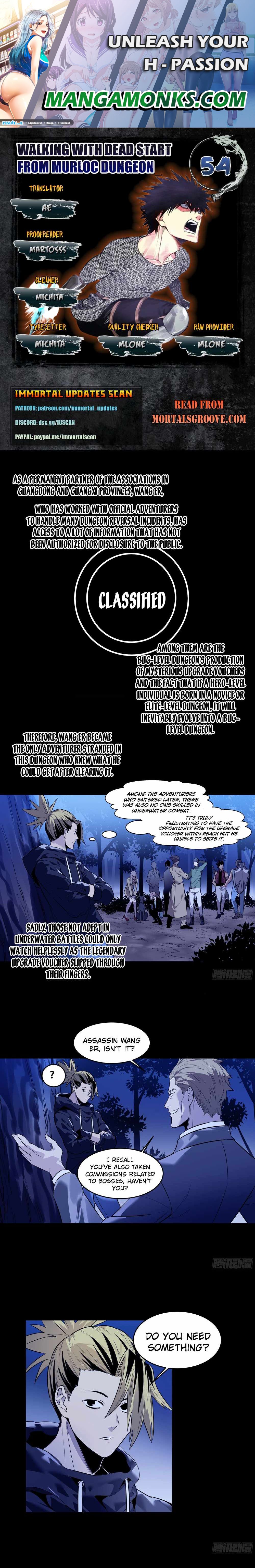 Walking with Death: Start From Murloc Dungeons chapter 54 page 1