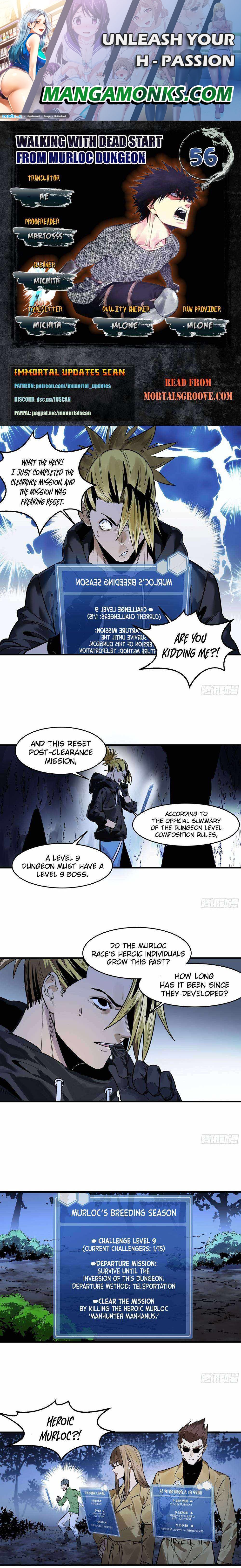 Walking with Death: Start From Murloc Dungeons chapter 56 page 1