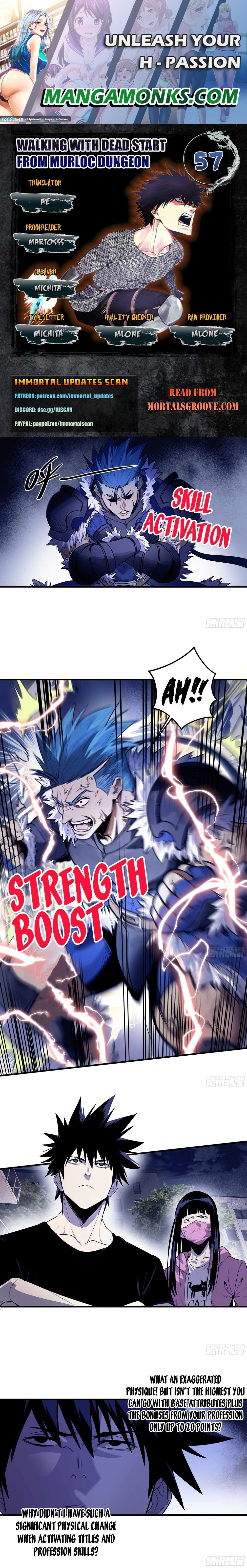 Walking with Death: Start From Murloc Dungeons chapter 57 page 1