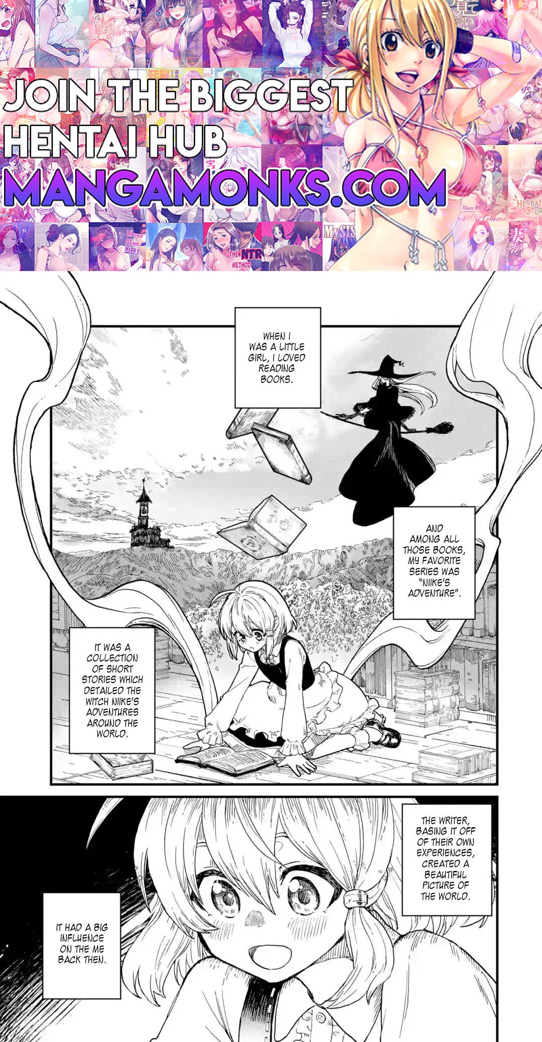 Wandering Witch: The Journey of Elaina chapter 1 page 1