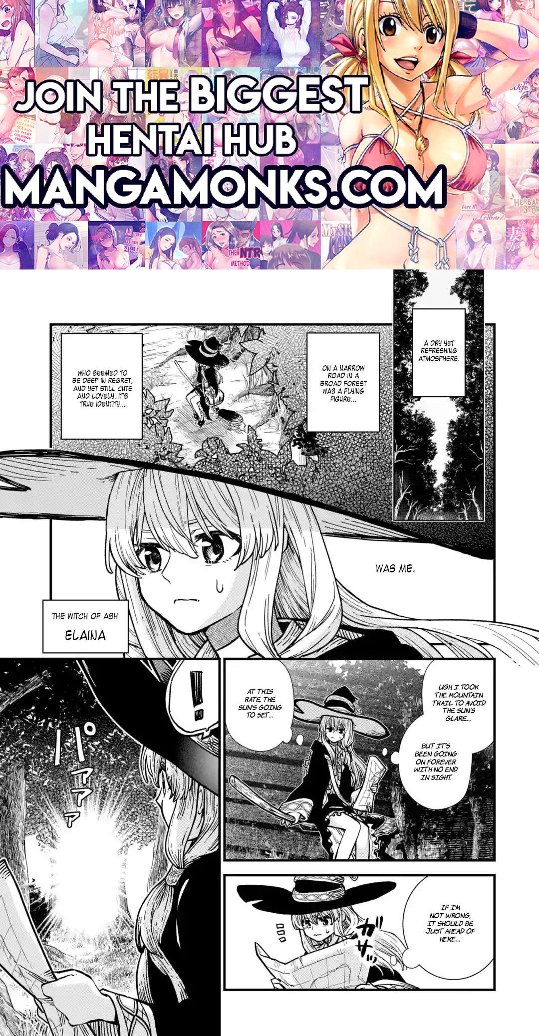 Wandering Witch: The Journey of Elaina chapter 2 page 1