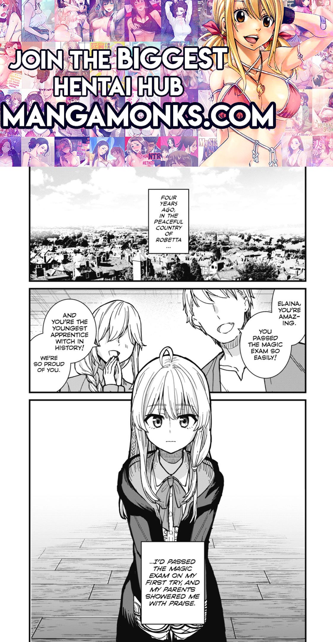 Wandering Witch: The Journey of Elaina chapter 4 page 1