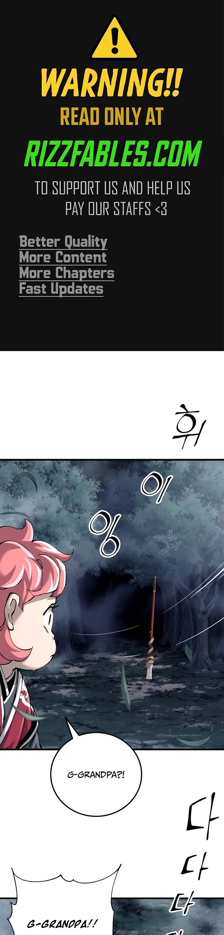 Warrior Grandpa and Supreme Granddaughter chapter 77 page 1