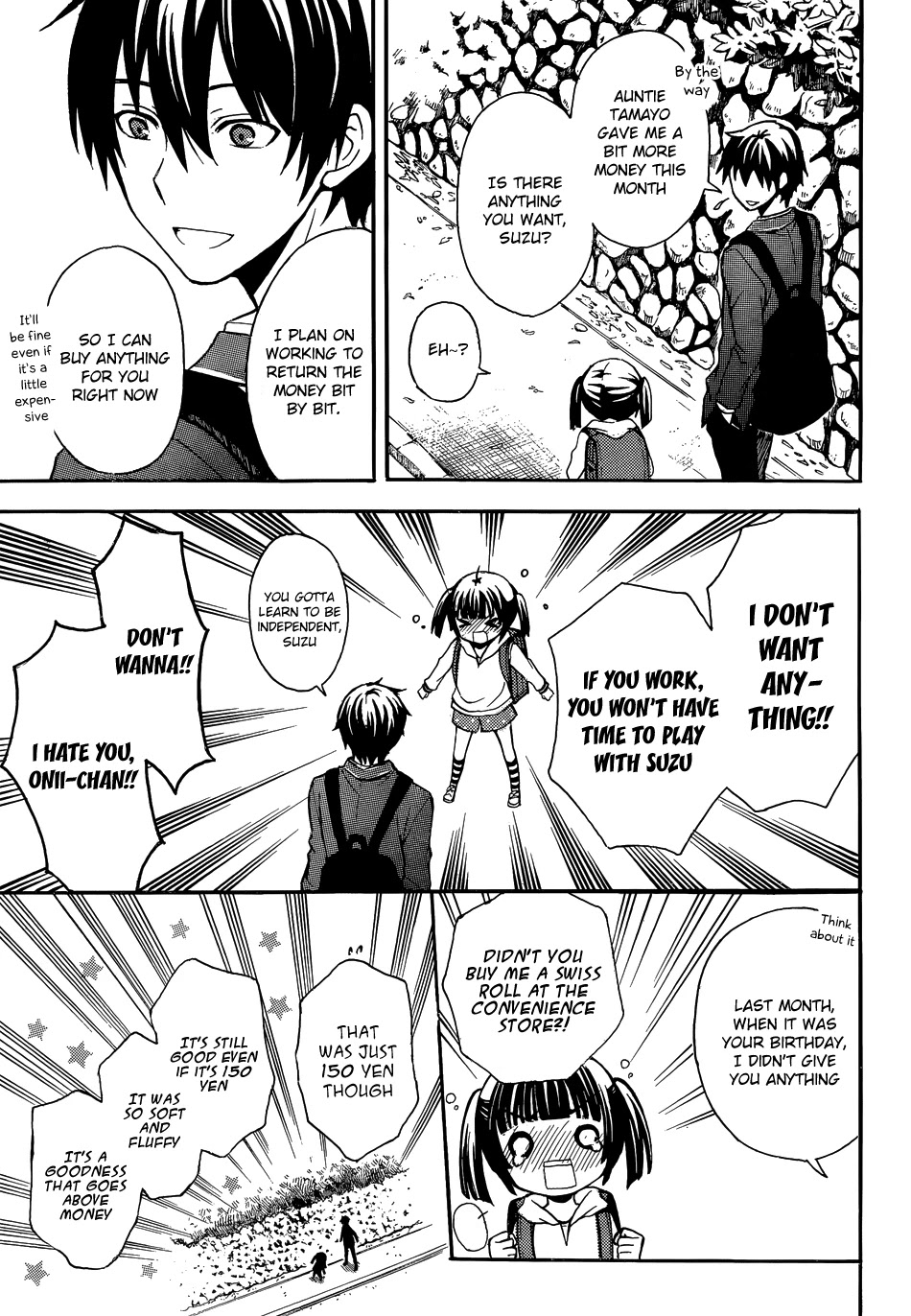 Watari-kun no xx ga Houkai Sunzen chapter 1 page 18