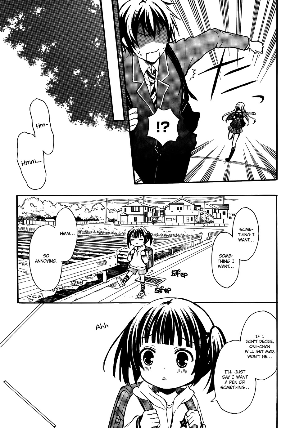 Watari-kun no xx ga Houkai Sunzen chapter 1 page 35