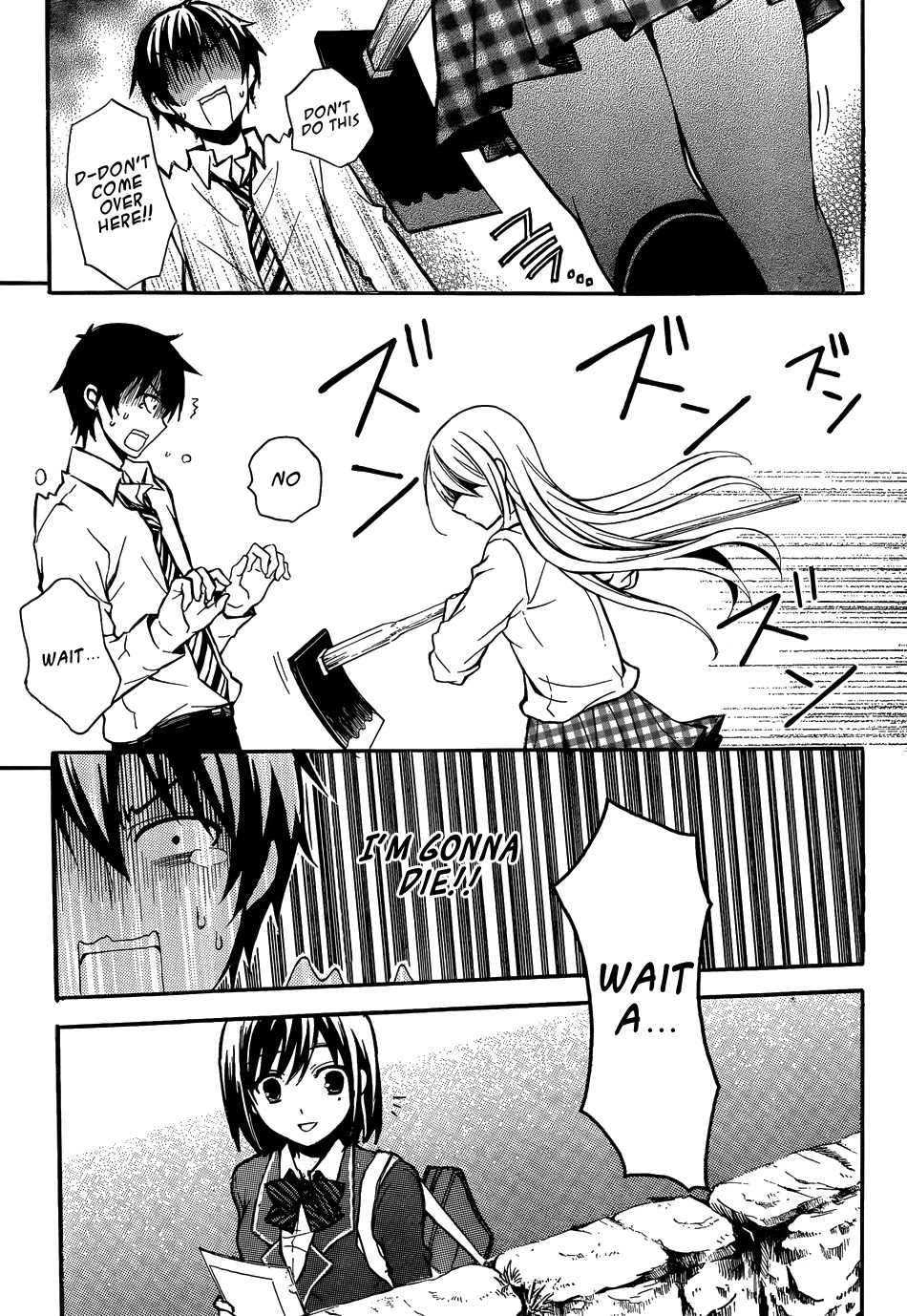 Watari-kun no xx ga Houkai Sunzen chapter 1 page 48