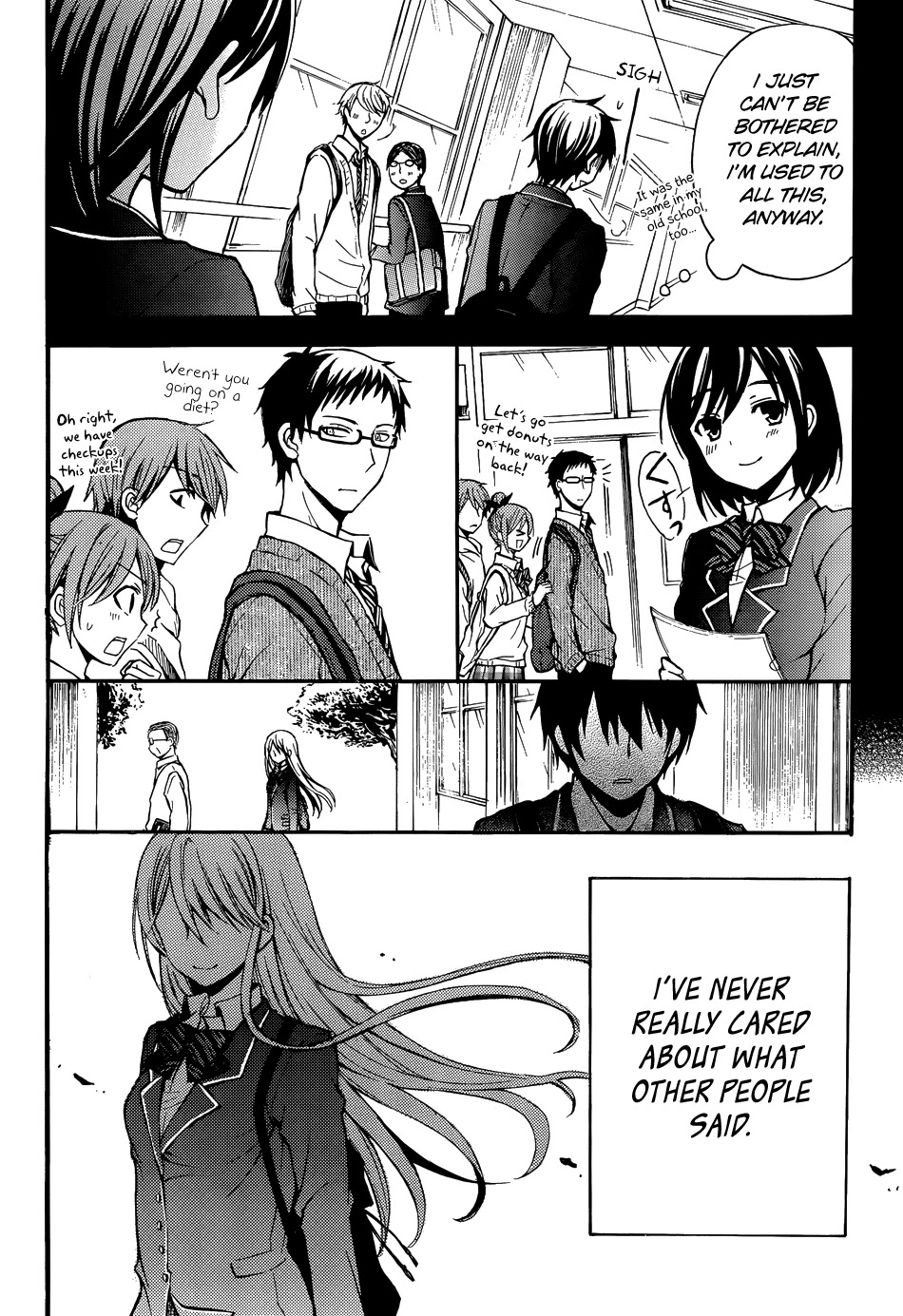 Watari-kun no xx ga Houkai Sunzen chapter 1 page 7