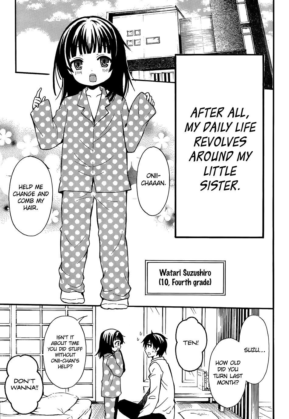 Watari-kun no xx ga Houkai Sunzen chapter 1 page 8