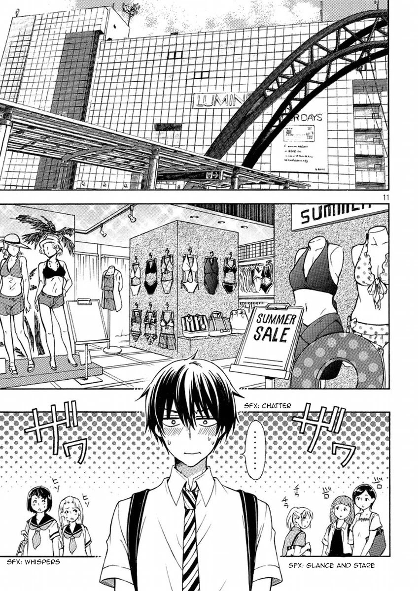 Watari-kun no xx ga Houkai Sunzen chapter 10 page 11