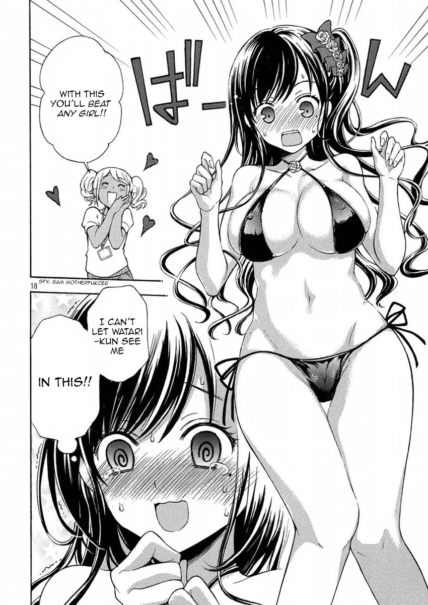 Watari-kun no xx ga Houkai Sunzen chapter 10 page 18