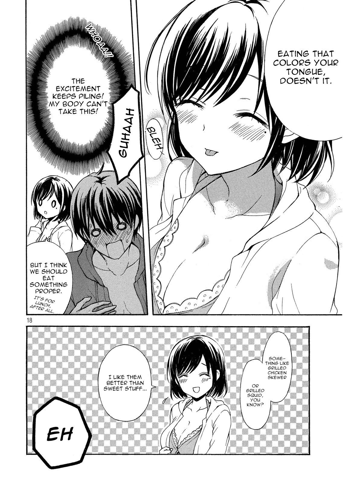 Watari-kun no xx ga Houkai Sunzen chapter 12 page 18