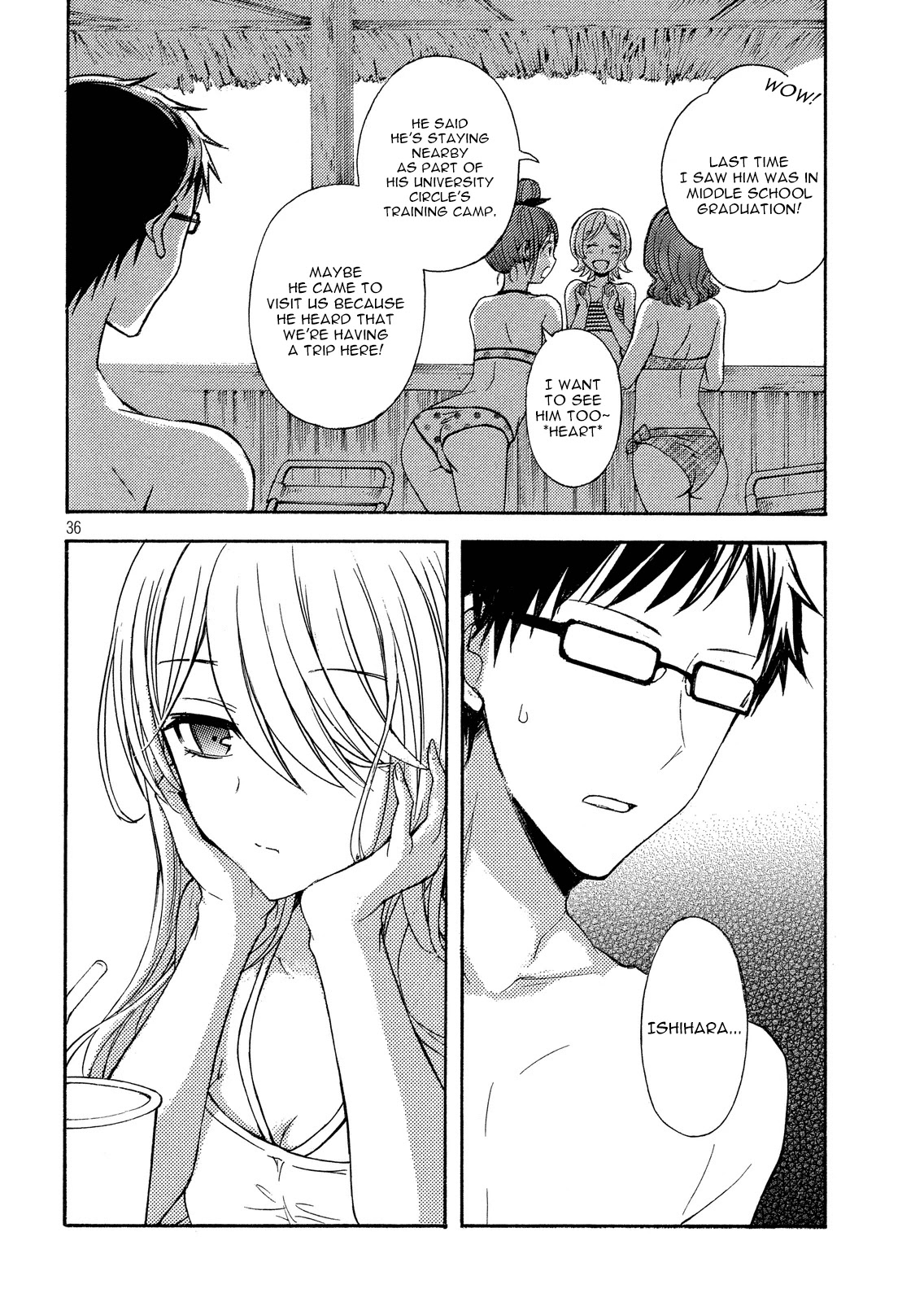 Watari-kun no xx ga Houkai Sunzen chapter 12 page 34