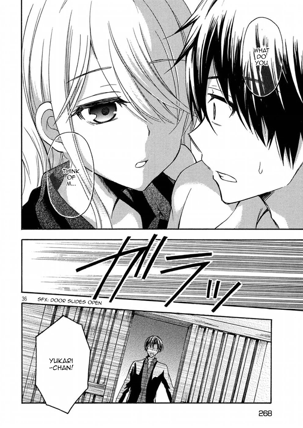 Watari-kun no xx ga Houkai Sunzen chapter 14 page 36