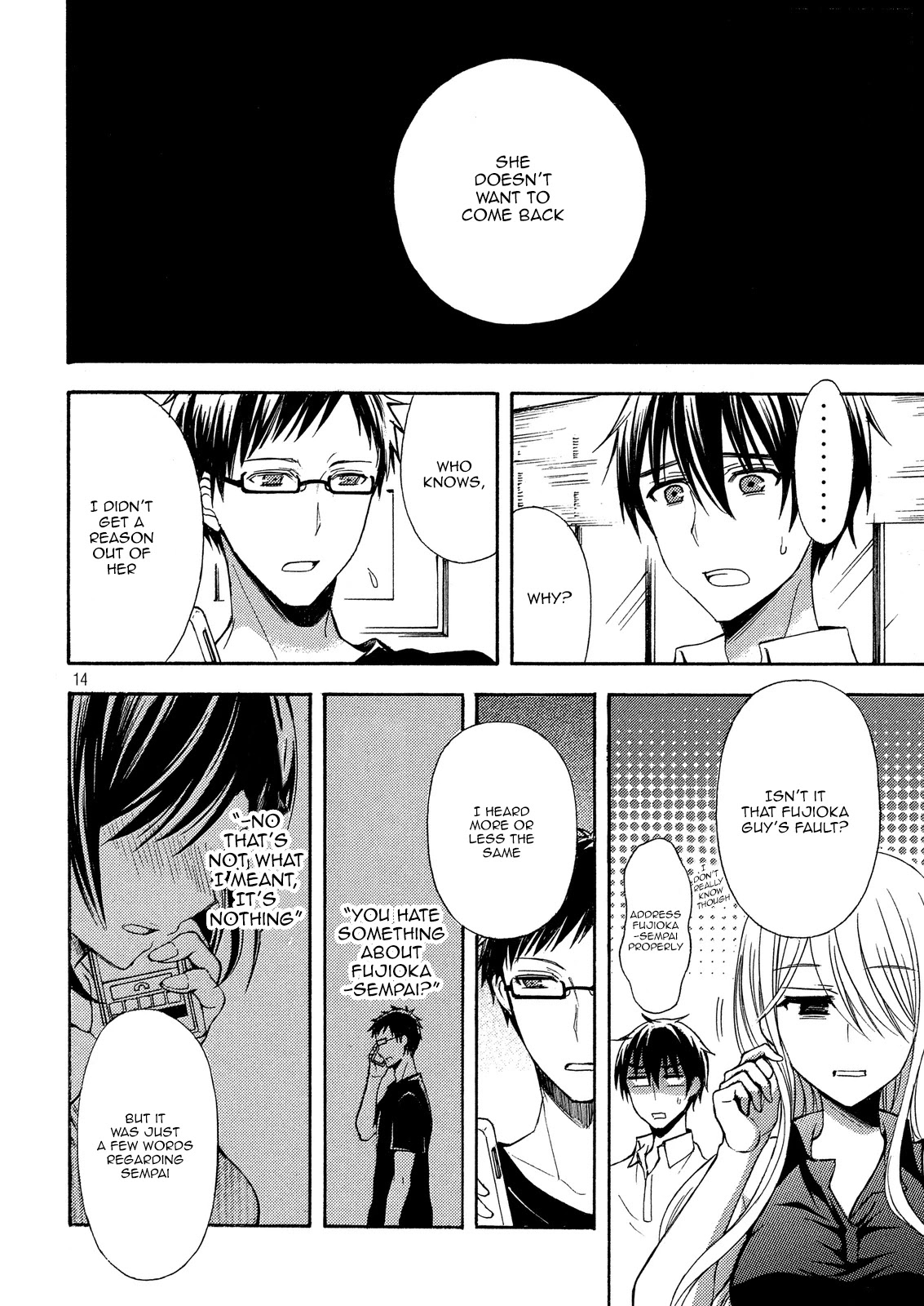 Watari-kun no xx ga Houkai Sunzen chapter 15 page 13