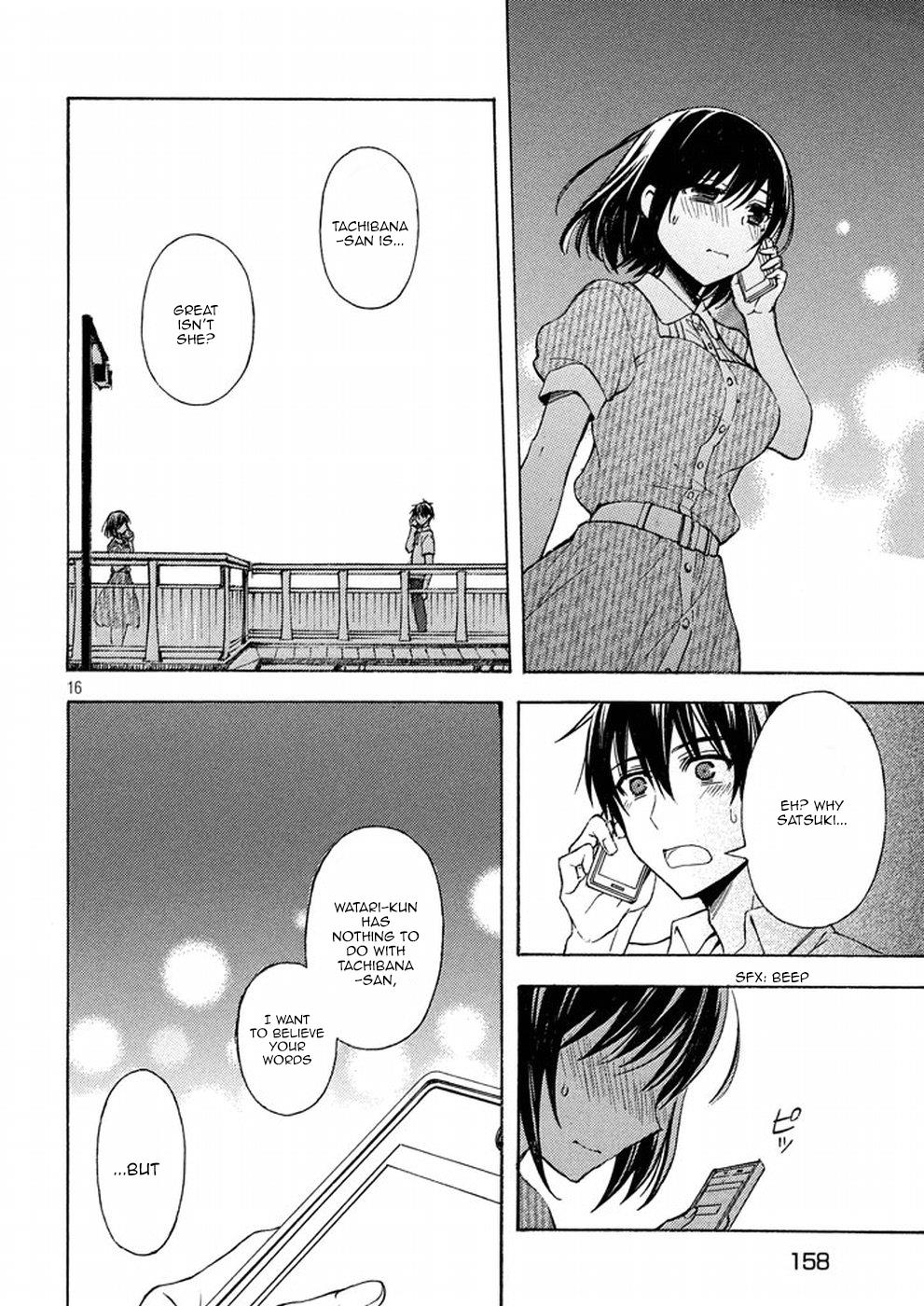 Watari-kun no xx ga Houkai Sunzen chapter 16 page 15