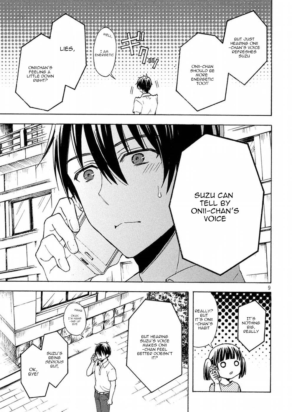 Watari-kun no xx ga Houkai Sunzen chapter 16 page 9