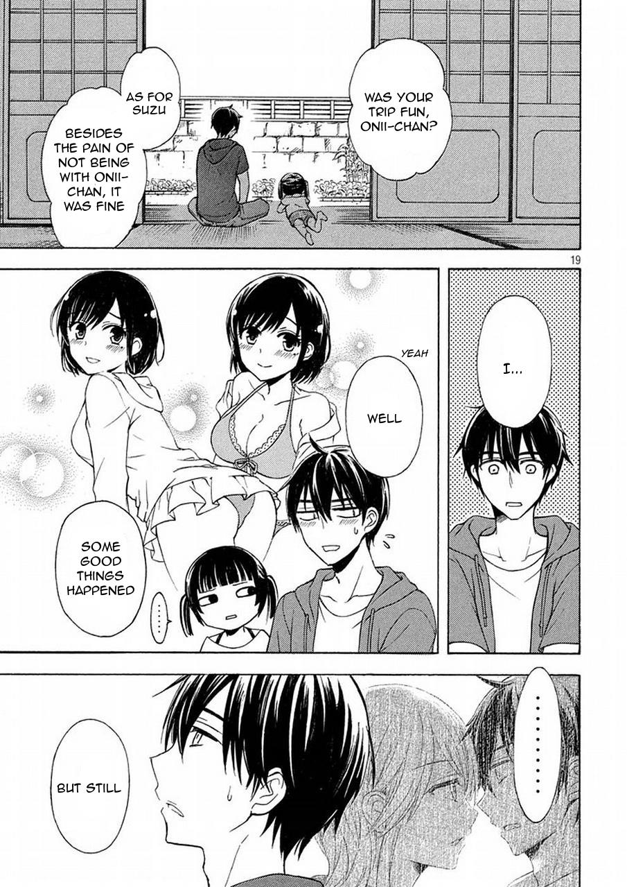 Watari-kun no xx ga Houkai Sunzen chapter 18 page 19