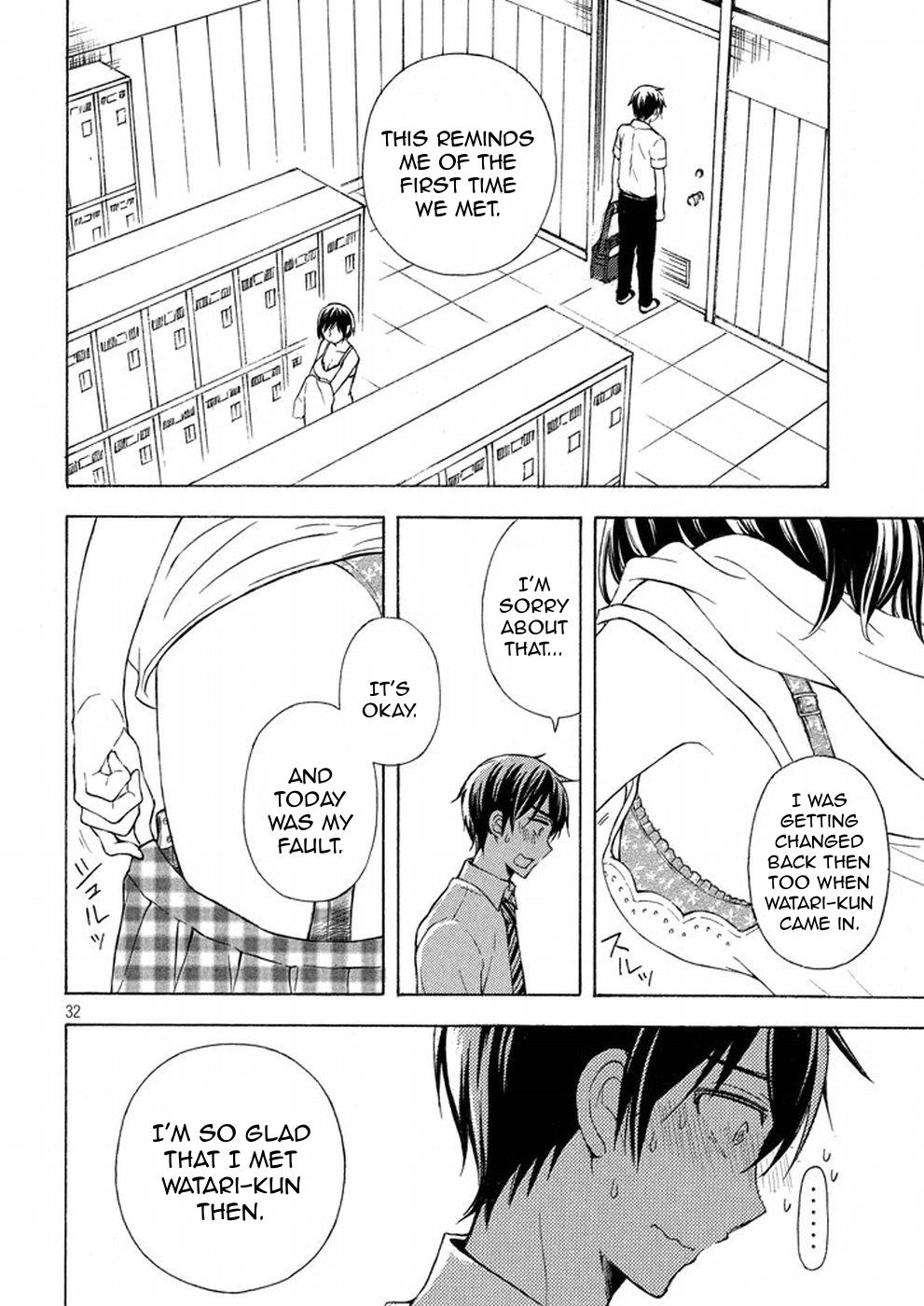 Watari-kun no xx ga Houkai Sunzen chapter 19 page 32