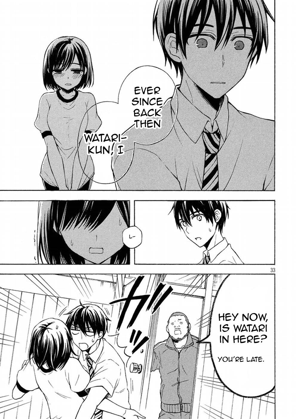 Watari-kun no xx ga Houkai Sunzen chapter 19 page 33