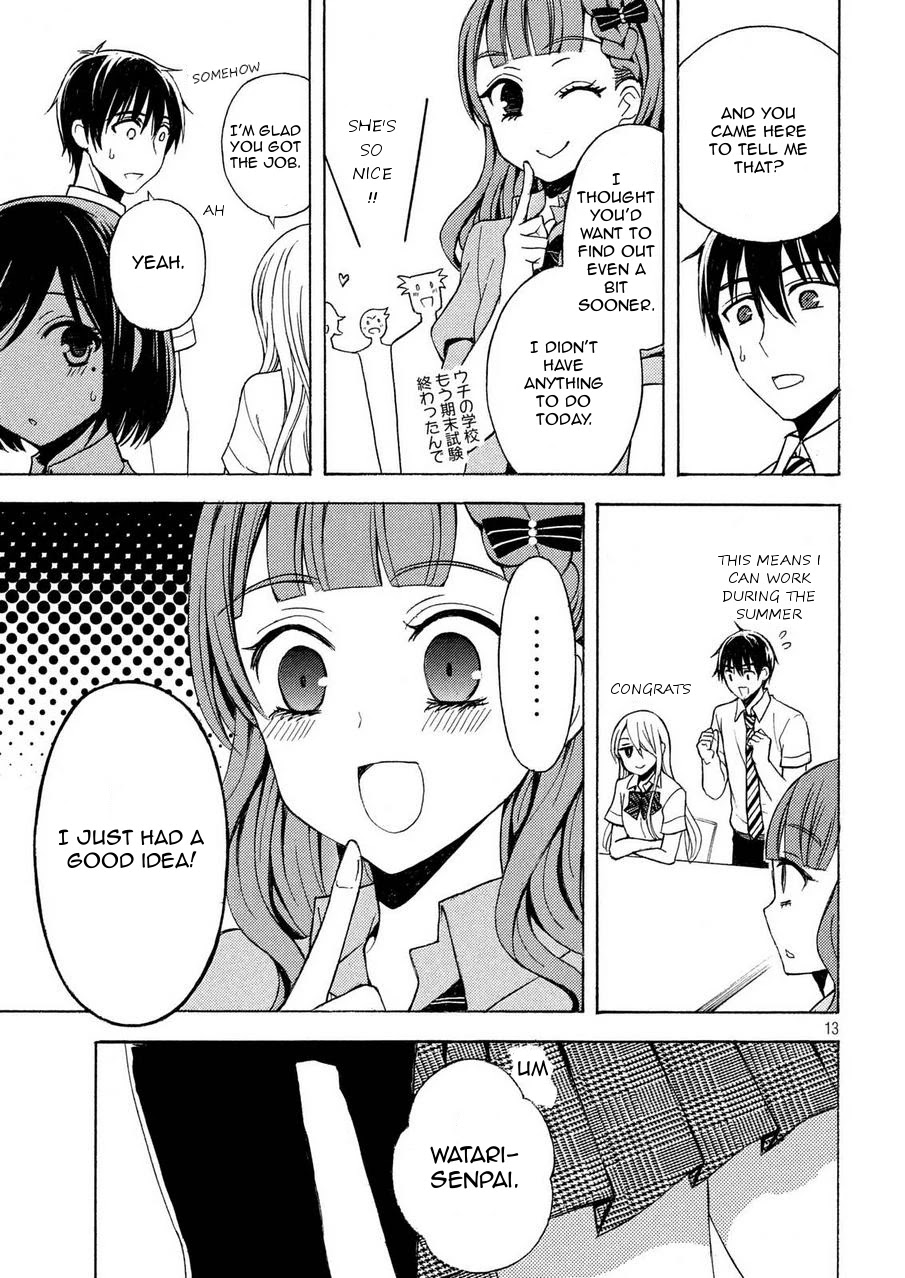 Watari-kun no xx ga Houkai Sunzen chapter 24 page 12