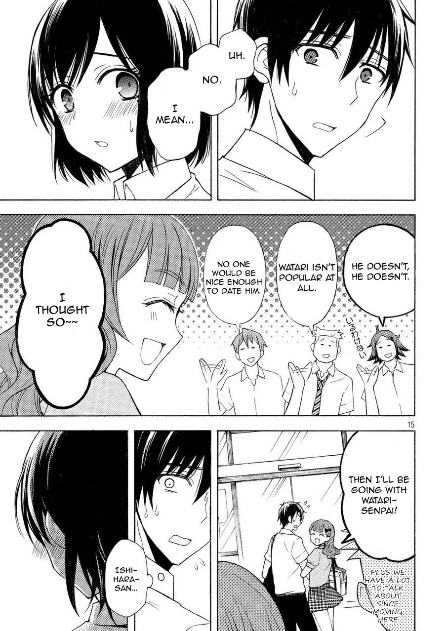 Watari-kun no xx ga Houkai Sunzen chapter 24 page 14