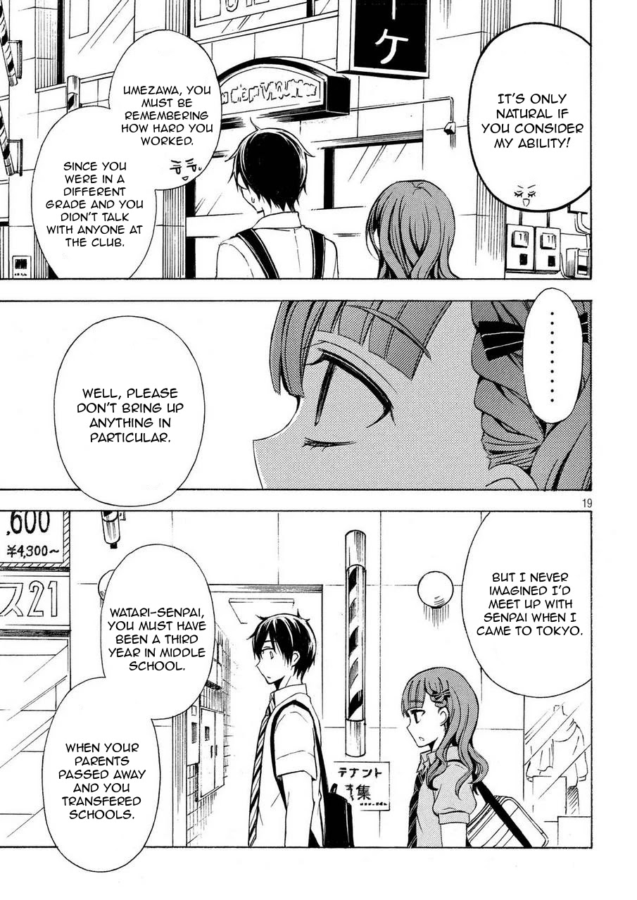 Watari-kun no xx ga Houkai Sunzen chapter 24 page 18