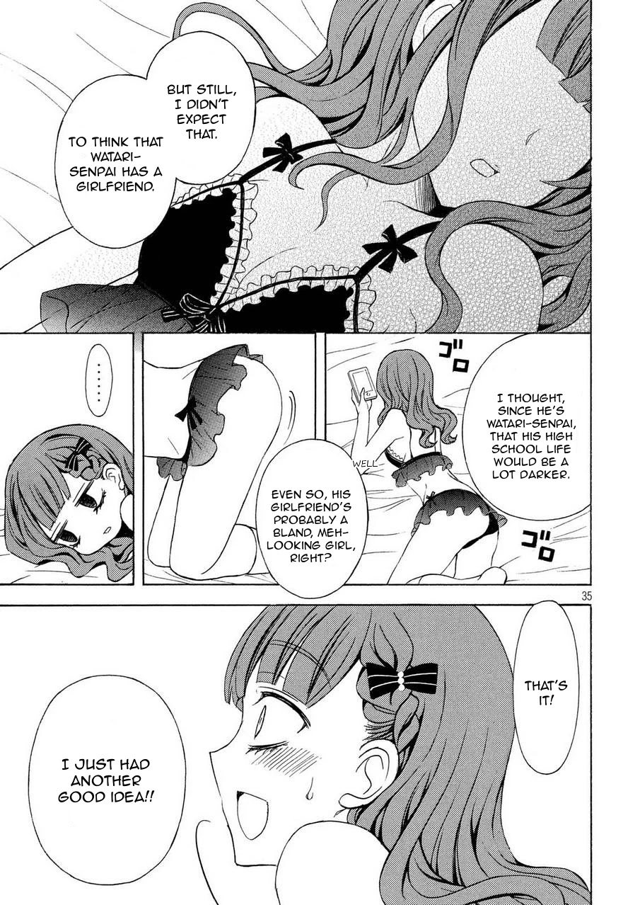 Watari-kun no xx ga Houkai Sunzen chapter 24 page 34