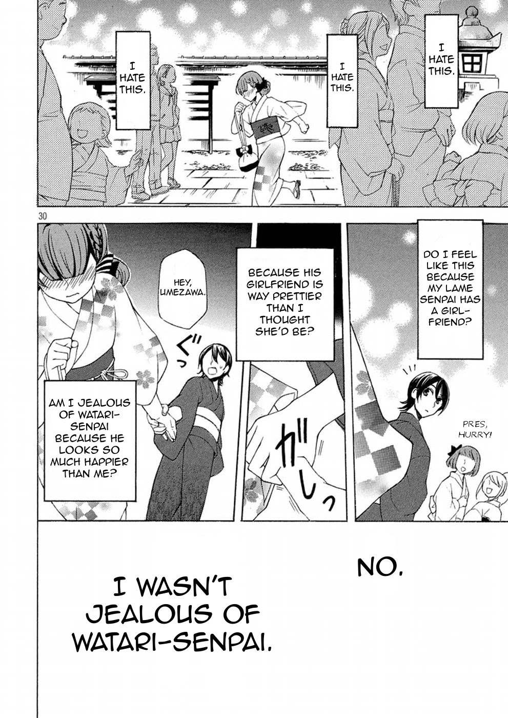 Watari-kun no xx ga Houkai Sunzen chapter 27 page 29