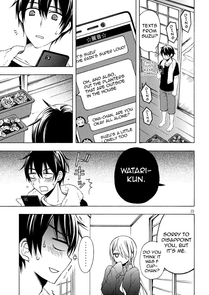 Watari-kun no xx ga Houkai Sunzen chapter 28 page 23