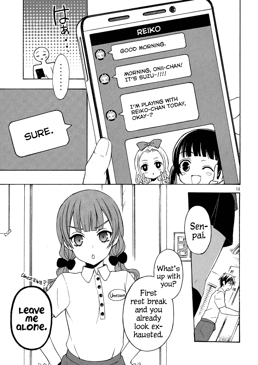 Watari-kun no xx ga Houkai Sunzen chapter 30 page 14