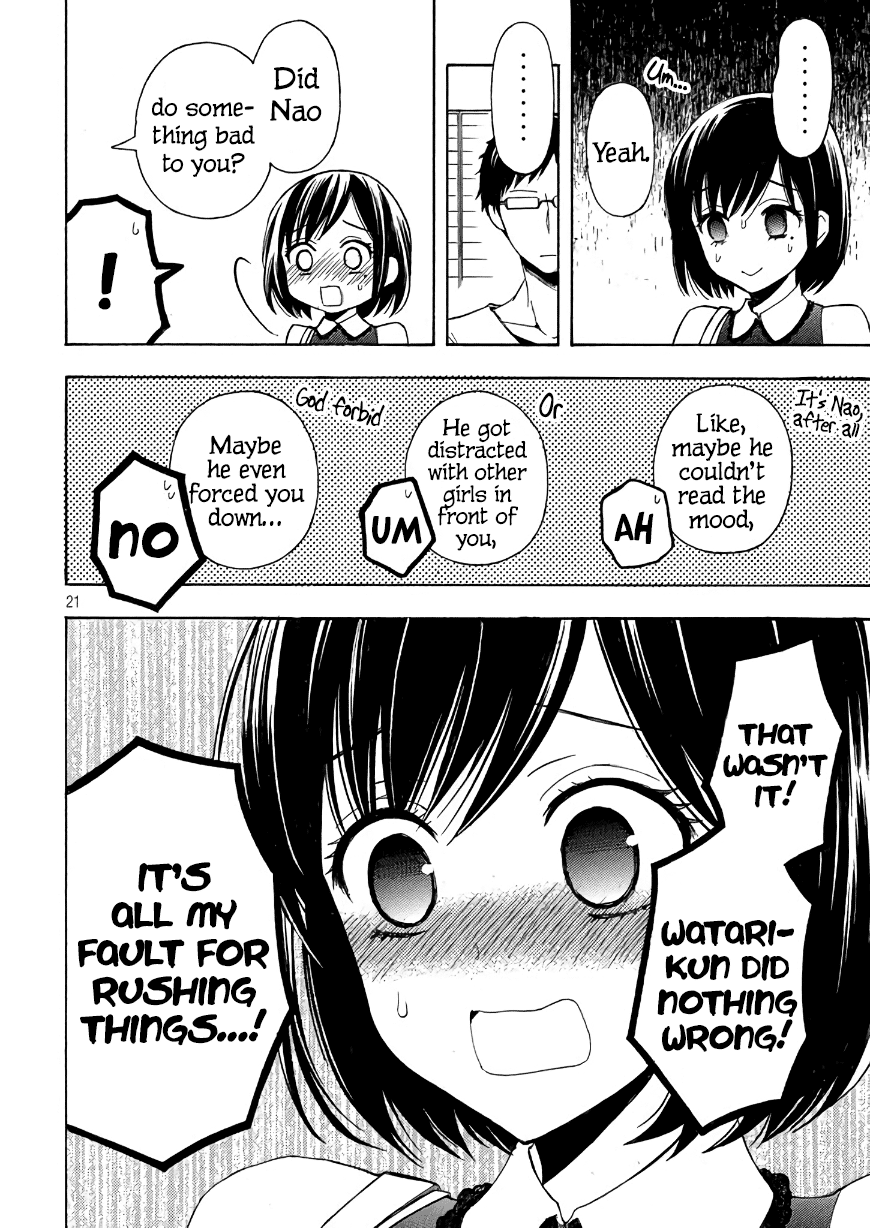 Watari-kun no xx ga Houkai Sunzen chapter 30 page 21