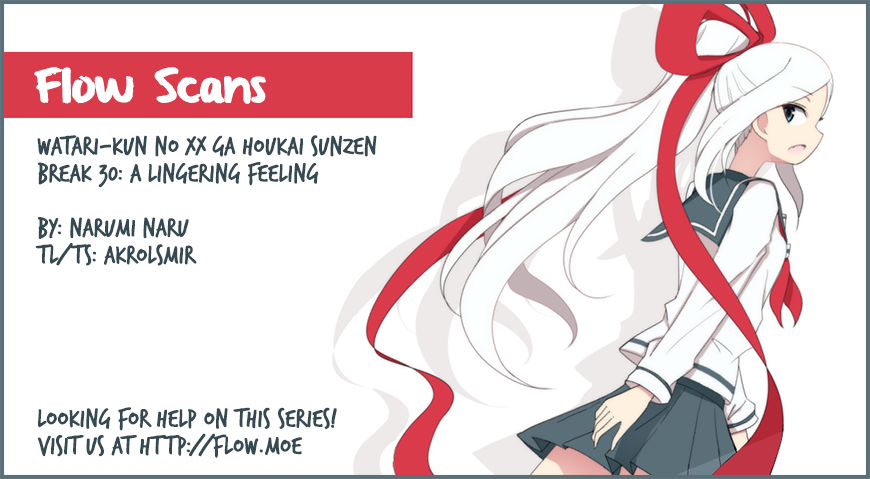 Watari-kun no xx ga Houkai Sunzen chapter 30 page 35