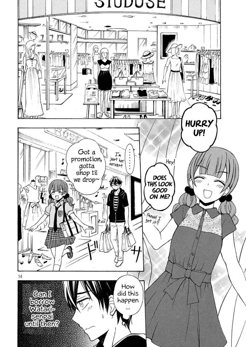 Watari-kun no xx ga Houkai Sunzen chapter 31 page 15