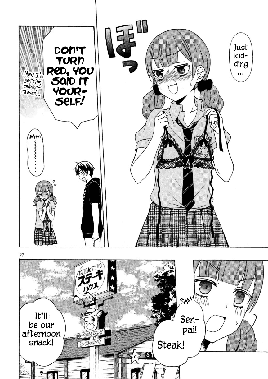 Watari-kun no xx ga Houkai Sunzen chapter 31 page 22