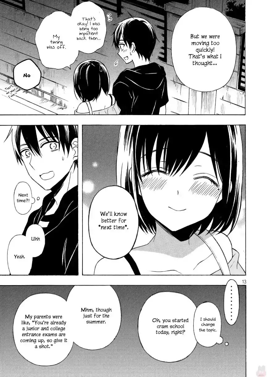 Watari-kun no xx ga Houkai Sunzen chapter 32 page 13